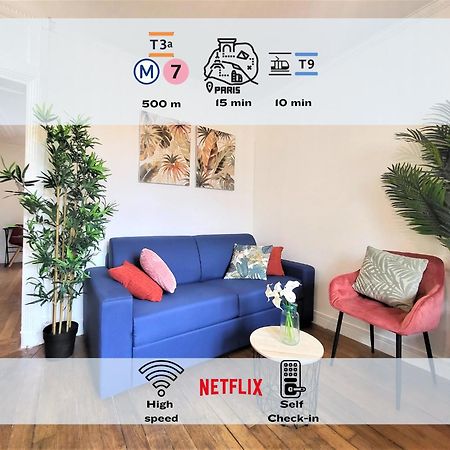 L'Oasis - Charmant Appartement Metro Porte D'Italie Le Kremlin-Bicêtre Exteriör bild