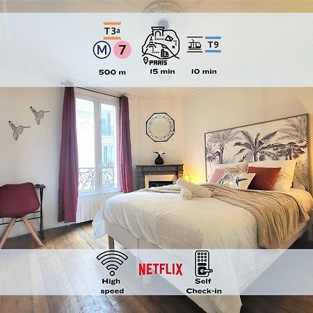 L'Oasis - Charmant Appartement Metro Porte D'Italie Le Kremlin-Bicêtre Exteriör bild