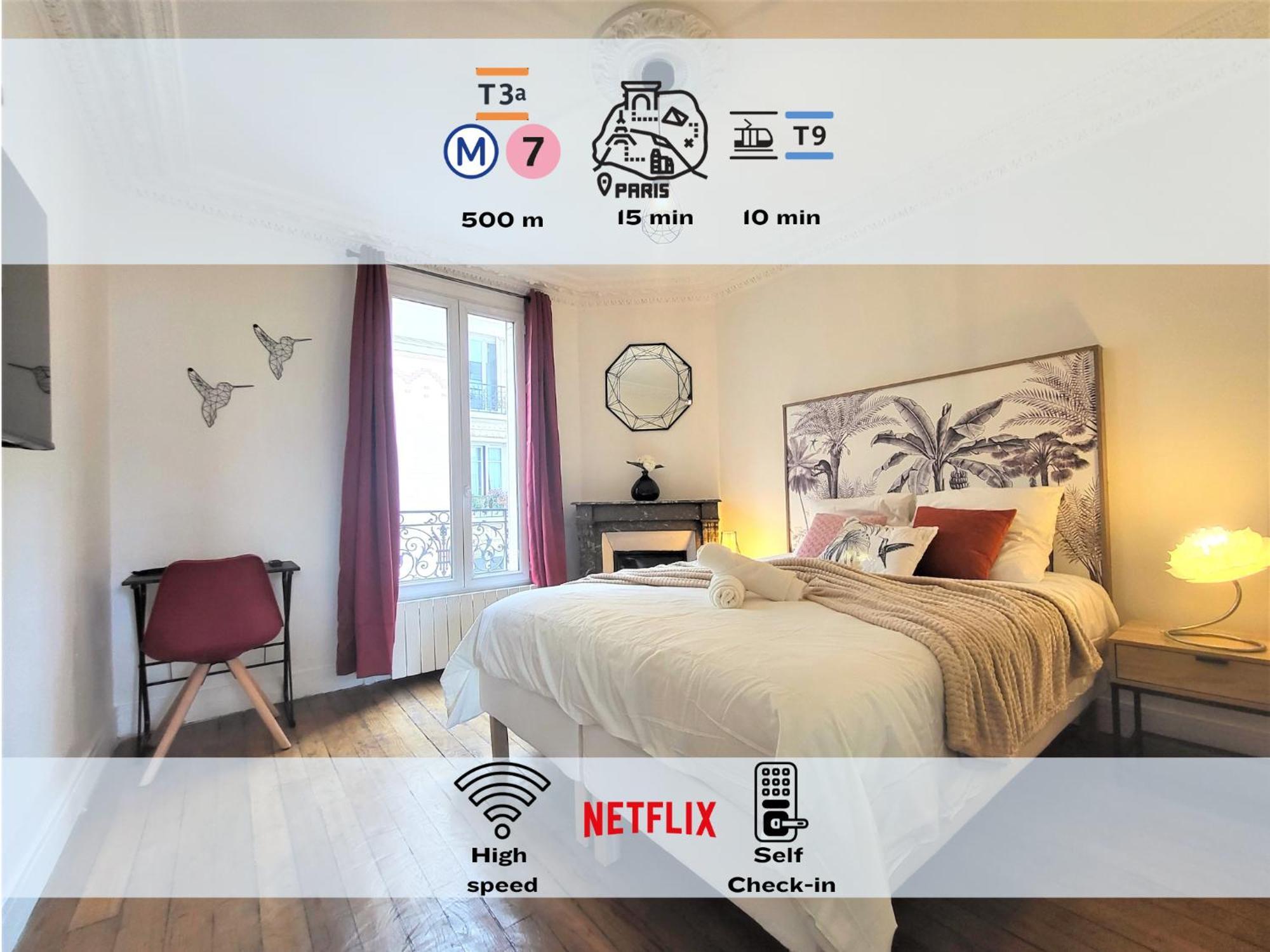 L'Oasis - Charmant Appartement Metro Porte D'Italie Le Kremlin-Bicêtre Exteriör bild
